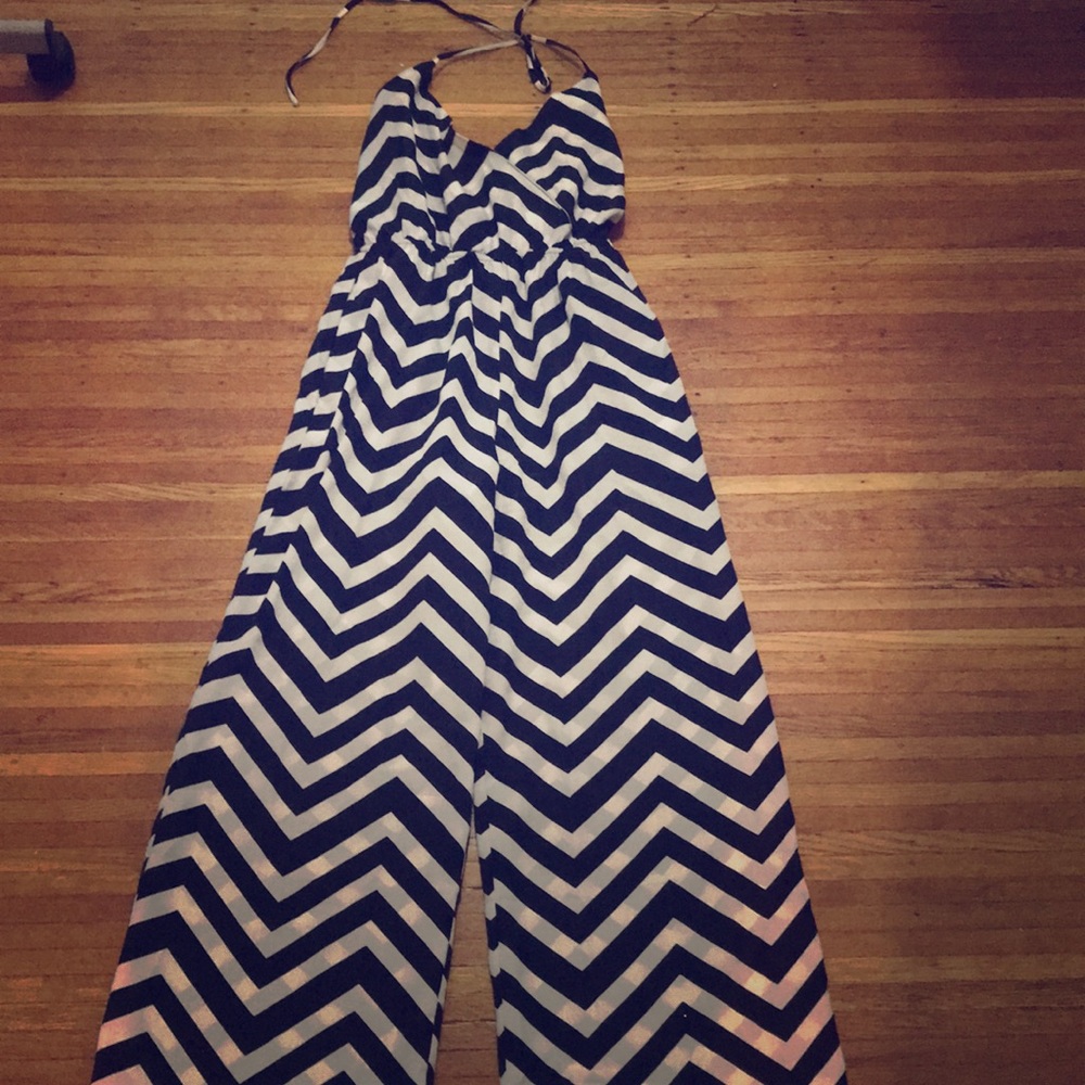 Striped romper